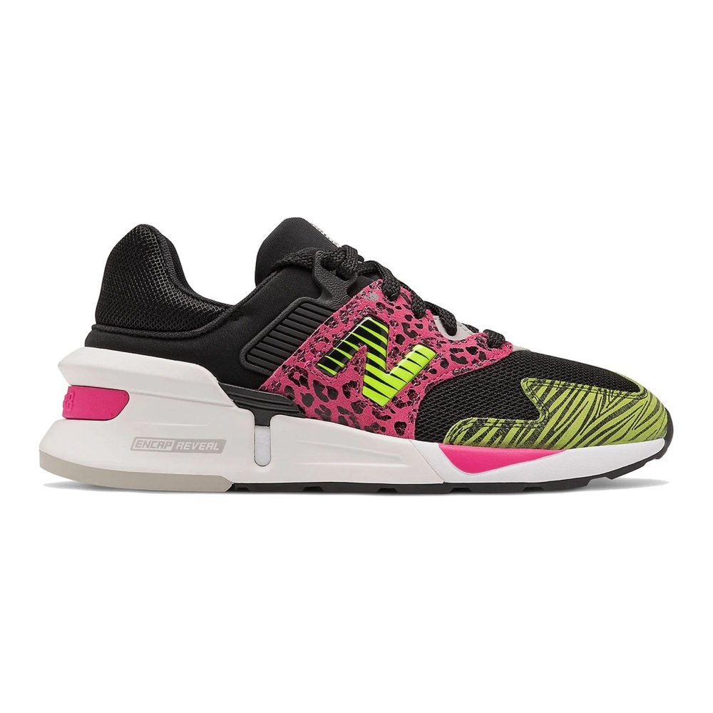New Balance Women's 997 Sport - Black with Exuberant Pink